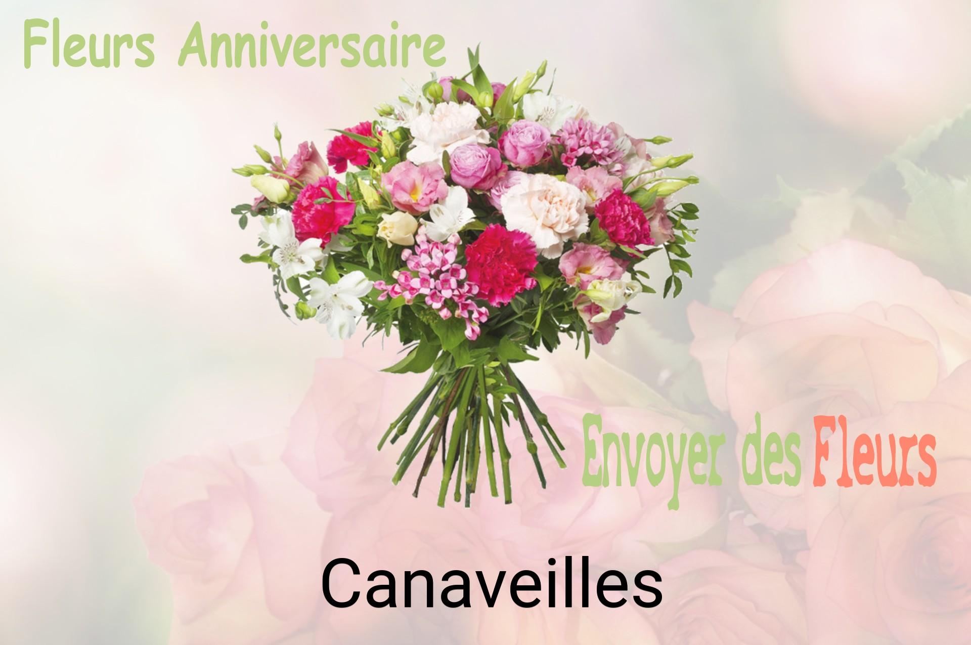 Bouquet de fleurs d’anniversaire livré à Canaveilles